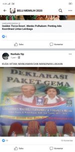 Postingan Akun Facebook Nunhala Sip